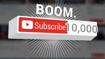 Post von Youtube - 10.000 Abonnenten